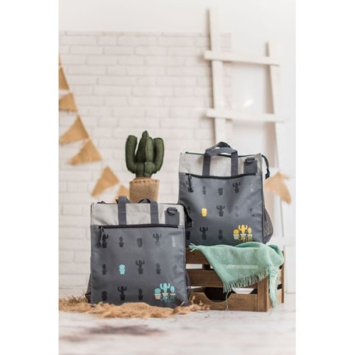 Bolsa Maternal Cactus Mint.  Olmitos