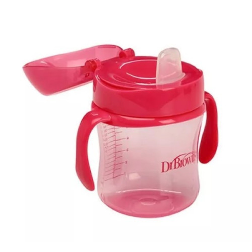Vaso de transición con Boquilla suave 180 ml. DrBrown´s