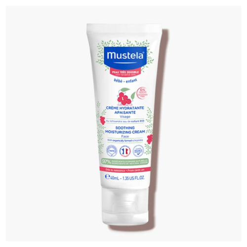 Mustela Crema Hidratante Calmante Facial 40 ml – Piel Muy Sensible del Bebé