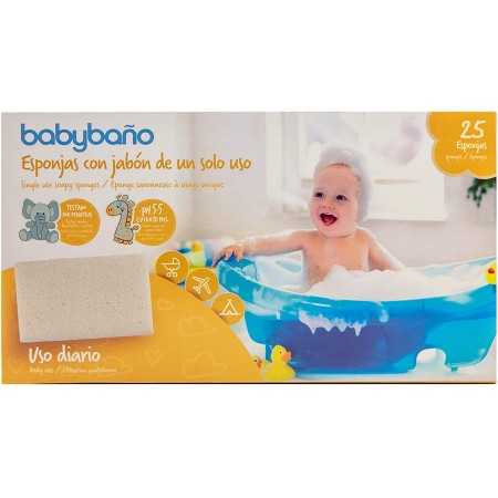 Esponjas para Baño para Bebés，Esponja natural, Bola de Baño para Bebés en  Forma de Panal