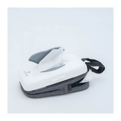 Porta pañales + estuche dispensador de Toallitas . Olmitos