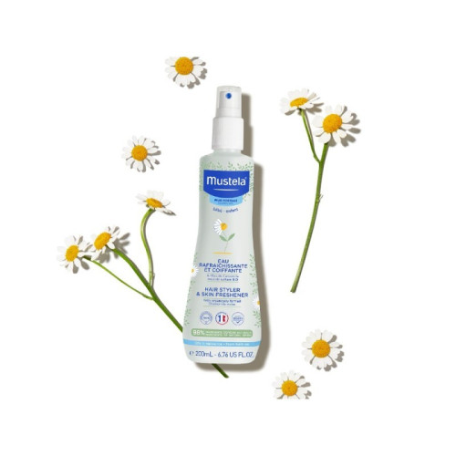 Agua para peinar refrescante 200ml. Mustela