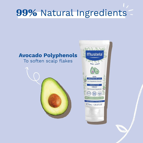 Cuidado costra láctea 40 ml.  Mustela