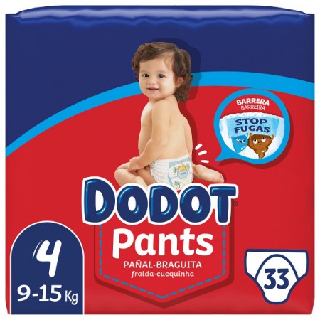 Pañales Dodot Pants Talla 4 (33 Uds)