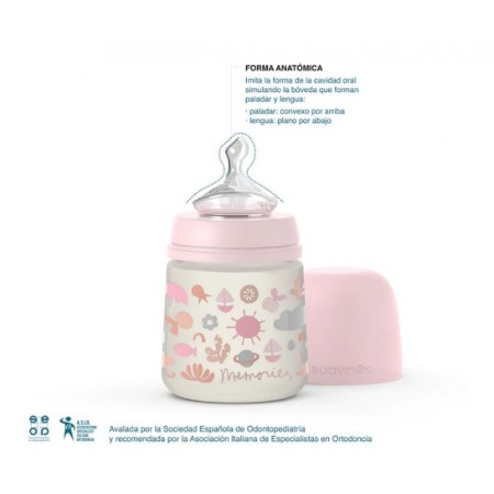 Biberón tetina anatómica silicona T1S MEMORIES...