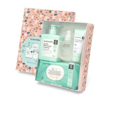 Canastilla Cosmética Infantil Suavinex – Set Completo Higiene y Cuidado del Bebé
