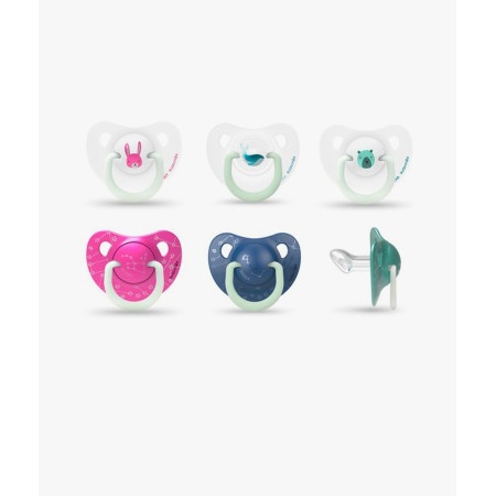 Chupete premium Noche tetina anatómica (0-6) 2 Uds.Suavinex