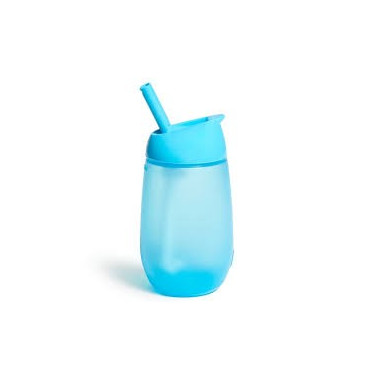 Vaso con Pajita Desmontable Simple Clean Munchkin 296ml – Taza Bebé Antigoteo Fácil de Limpiar