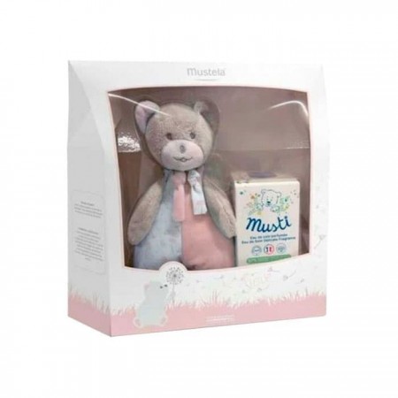 Cofre perfume Musti + osito . Mustela