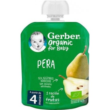 Gerber bolsita Organic Pera...