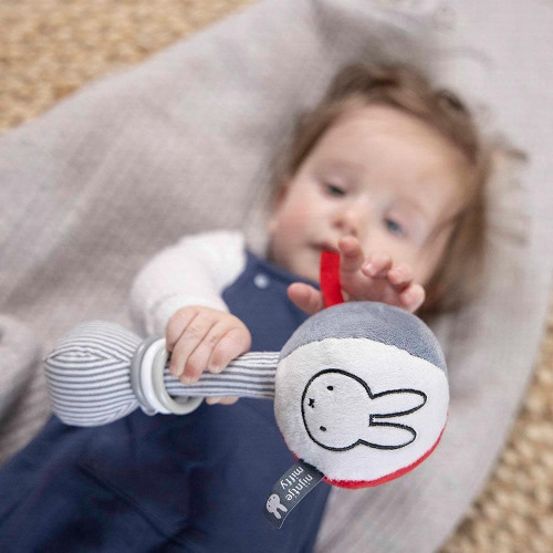 Sonajero Miffy Tiamo Collection Bebé Sensorial ( Anilla o Pelota)