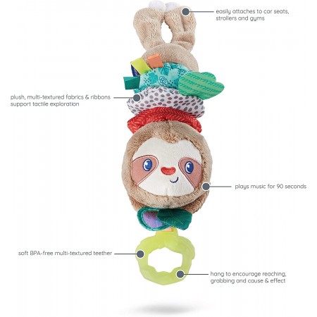 Juguete mordedor perezoso. Infantino