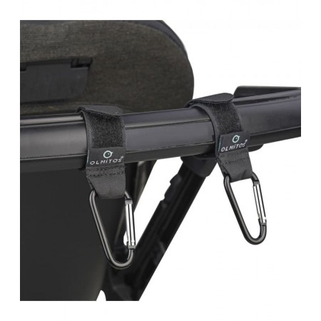 Ganchos mosquetón para cochecito. Olmitos