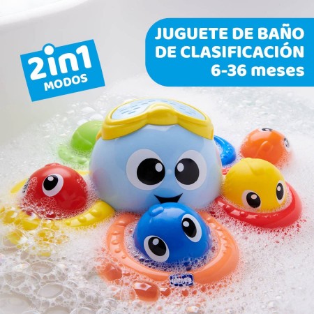 Juguete de baño Billy el Pulpo. Chicco (6-36m)