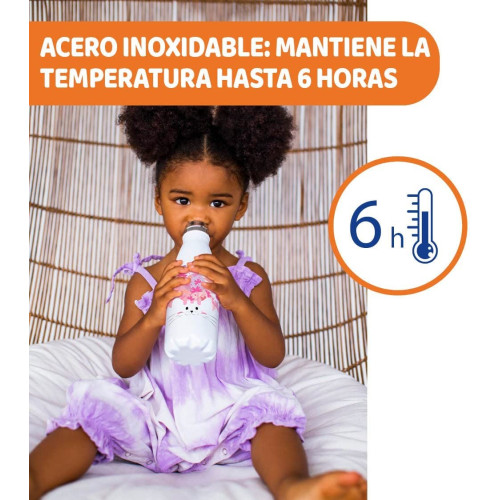 Botella Termo de acero inoxidable 350 ml. Chicco
