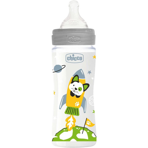 Biberón Well-Being Silicona Anticólicos 330 ml Chicco – Más capacidad y confort para el día a día