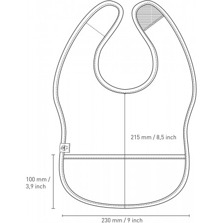 Babero impermeable Eva Bib (6-24)m.Lässig