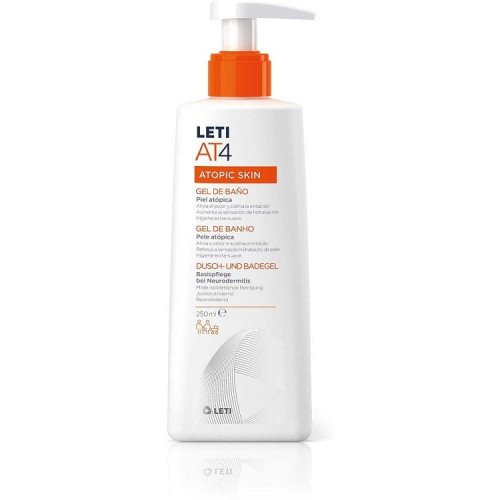 Leti AT4 Gel dermograso 250ml. Atopic Skin