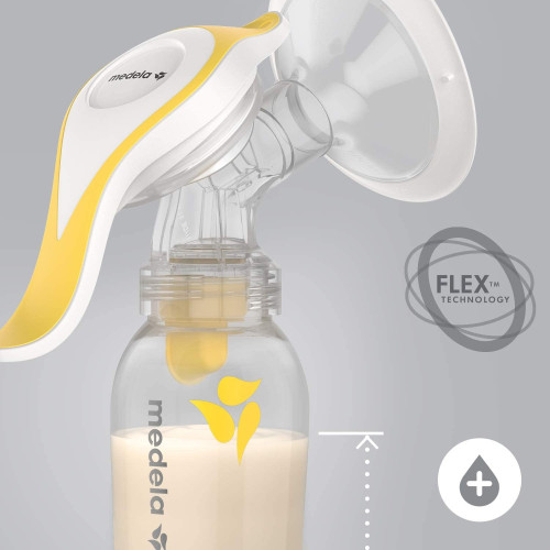 Extractor de leche manual Harmon y Flex. Medela