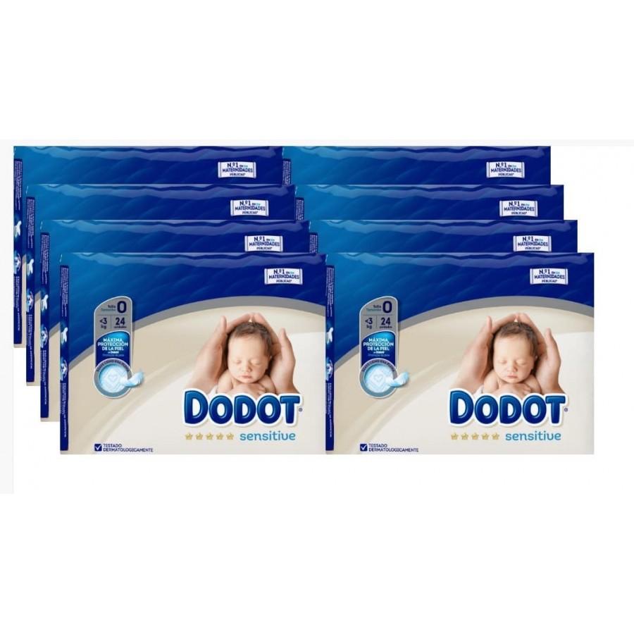 Comprar dodot sensitive r. nacido t0 ( 1-3 kg) 24 uds a precio online