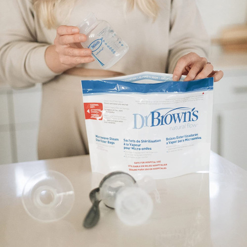 Bolsas Para Esterilización en Microondas 5 uds, Dr.Brown´s