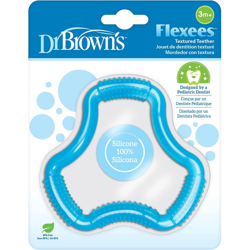 Mordedor silicona Flexees forma de aro. Dr. Brown´s