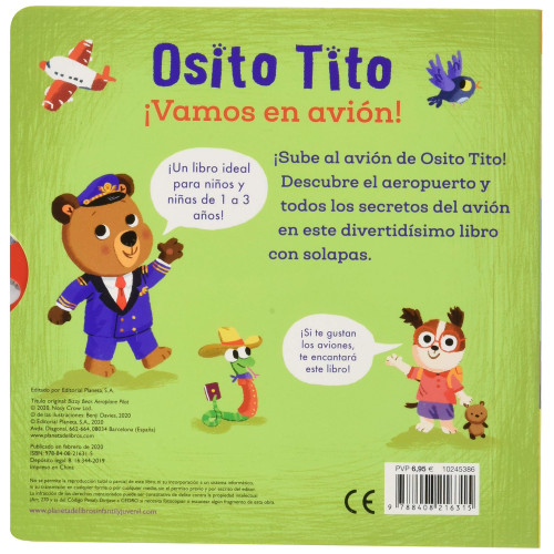 Osito Tito  ! Vamos en avión ! Benji Davies