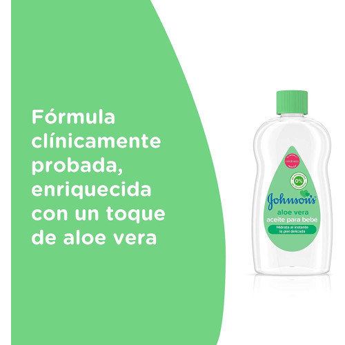 Aceite corporal Johnson’s Baby con aloe vera. 500ml