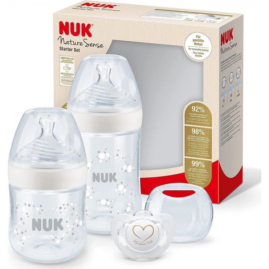 NUK First Choice+ Biberón de Cristal, Control de Temperatura