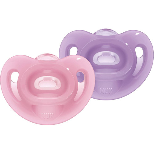 Chupetes SENSITIVE Soft Silicone T1 0-6m (2ud) NUK