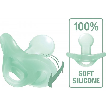 Chupetes SENSITIVE Soft Silicone T1 0-6m (2ud) NUK