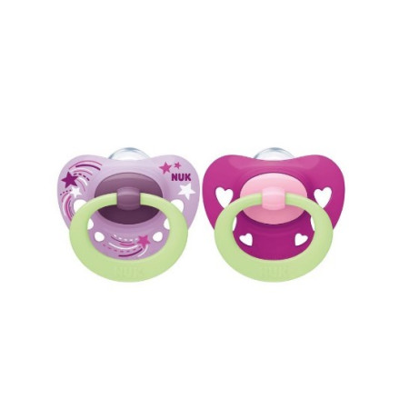 Chupetes SIGNATURE NOCHE Silicona T3 18-36m (2ud) NUK