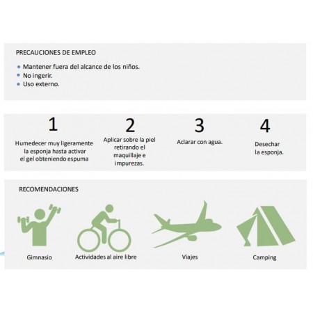 Esponjas de espuma micelar facial...