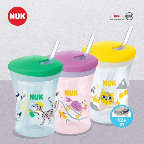 Vaso aprendizaje Action Cup 230 ml(12m+) .Nuk
