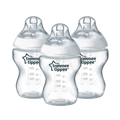 Biberón Triple Closer to Nature 260 ml.  Tommee Tippee