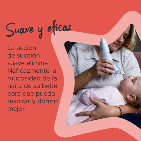 Aspirador nasal eléctrico. Tommee Tippee