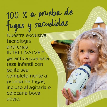 Botella SuperStar térmica con pajita 266 ml....