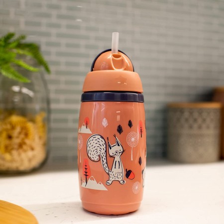 Botella SuperStar térmica con pajita 266 ml....