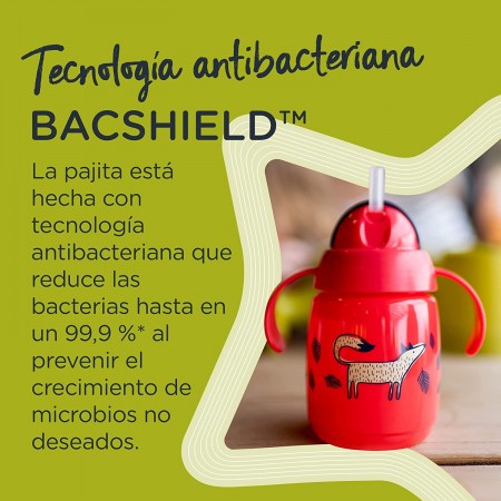 Vaso de aprendizaje con pajita 300ml . Tommee...