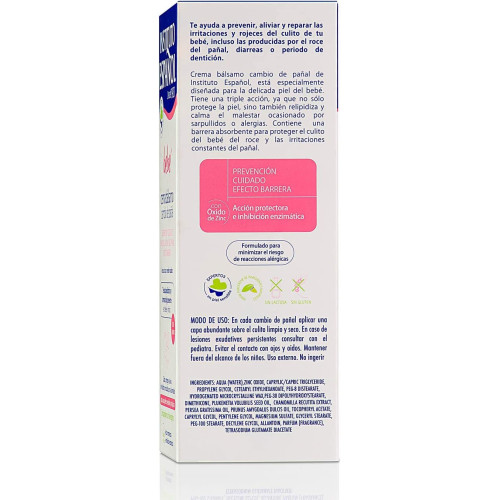 Crema bálsamo protectora pediátrica 150ml. Instituto Español