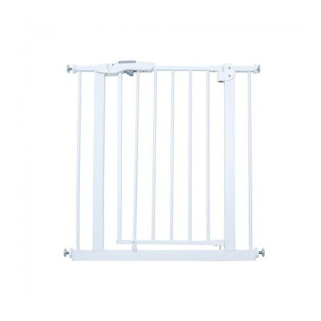 Puerta de seguridad ajustable metal white. Olmitos