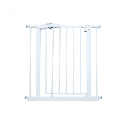 Puerta de seguridad ajustable metal white. Olmitos