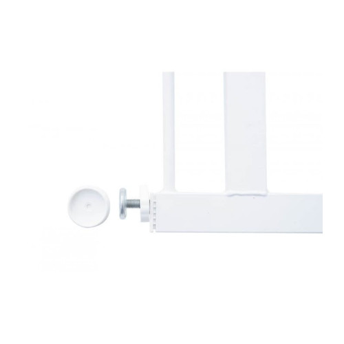 Puerta de seguridad ajustable metal white. Olmitos