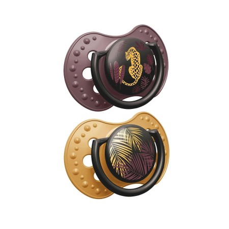 Chupetes dinámicos Jungle Vibes granate (2ud)....