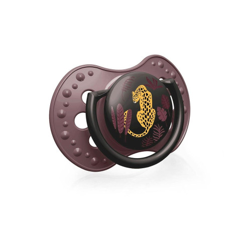 Chupetes dinámicos Jungle Vibes granate (2ud). Lovi