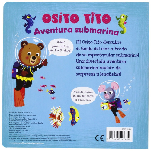 Osito tito. ¡Aventura Submarina! Benji Davies