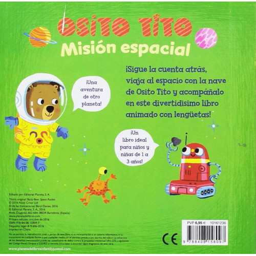 Osito tito. ¡Mision Espacial! Benji Davies