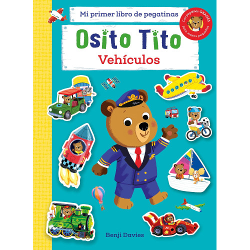 Osito Tito , Mi primer libro de pegatinas. Benji Davies