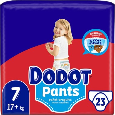 Pañales Dodot Pants T7 (23...