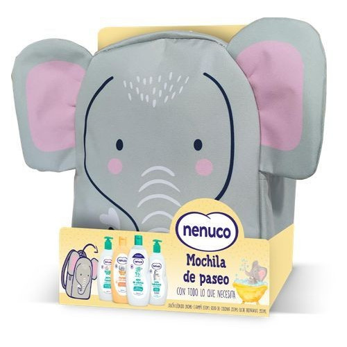 Mochila Elefante (4 productos). Nenuco